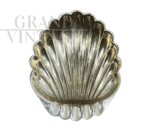 Conchiglia centrotavola in argento del ‘700                            