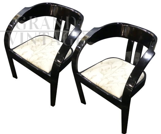  Coppia di sedie Poltronova modello Elisa                           