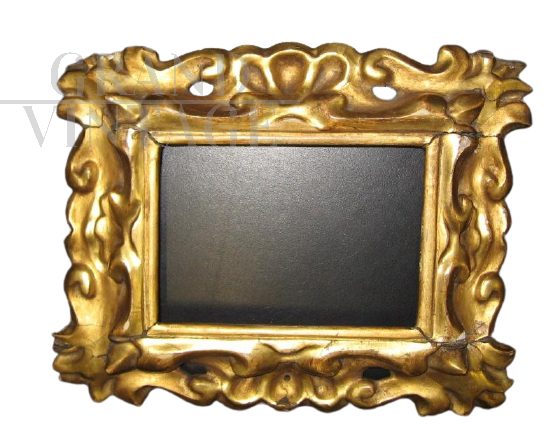 Cornice antica del '700, dorata e intagliata