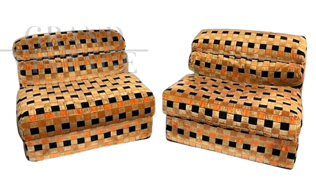 Divano modulare Erasmo di Afra e Tobia Scarpa per B&B, 1973