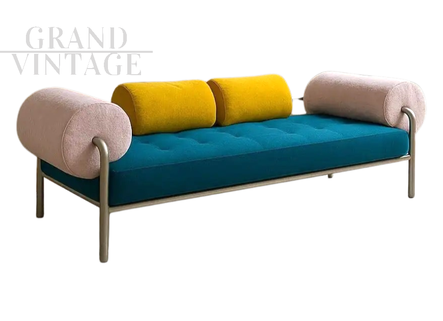 Divano One Off di Gae Aulenti, design italiano 1970                            