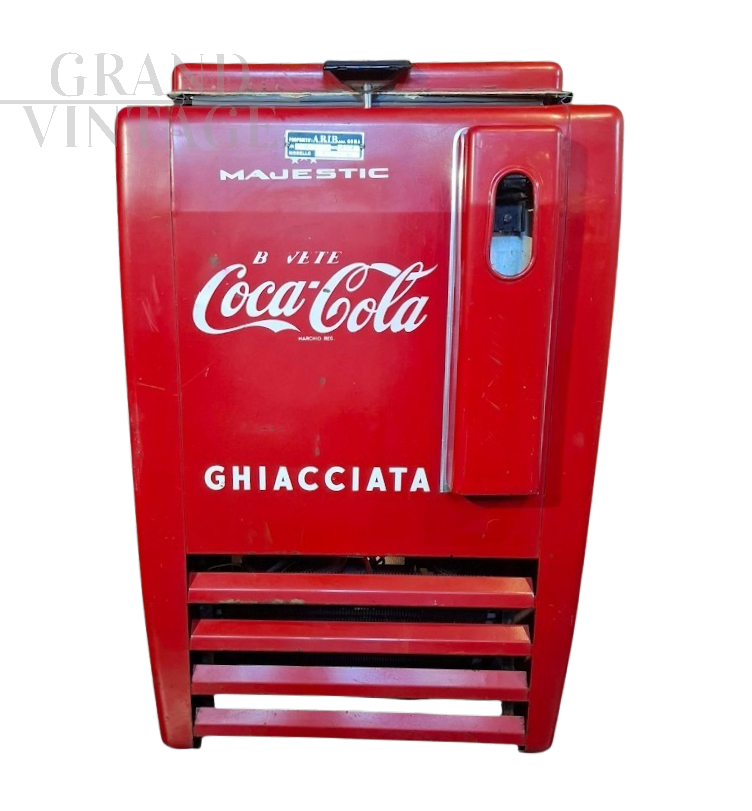 Ghiacciaia a pozzetto Coca Cola di Majestic, anni '50