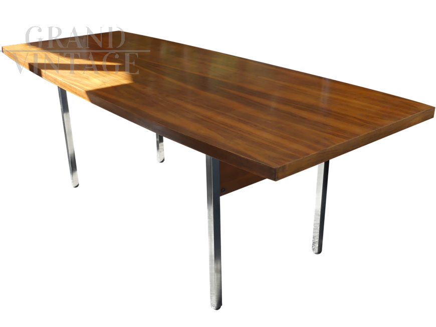 Grande tavolo vintage da riunione Osvaldo Borsani