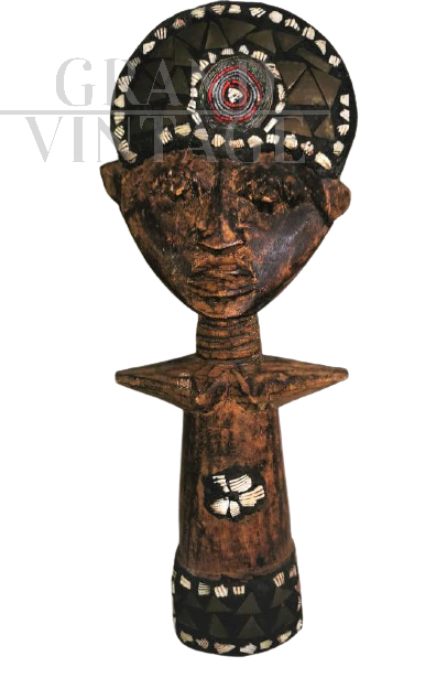 La Grande Madre - scultura tribale africana, Zaire XX secolo