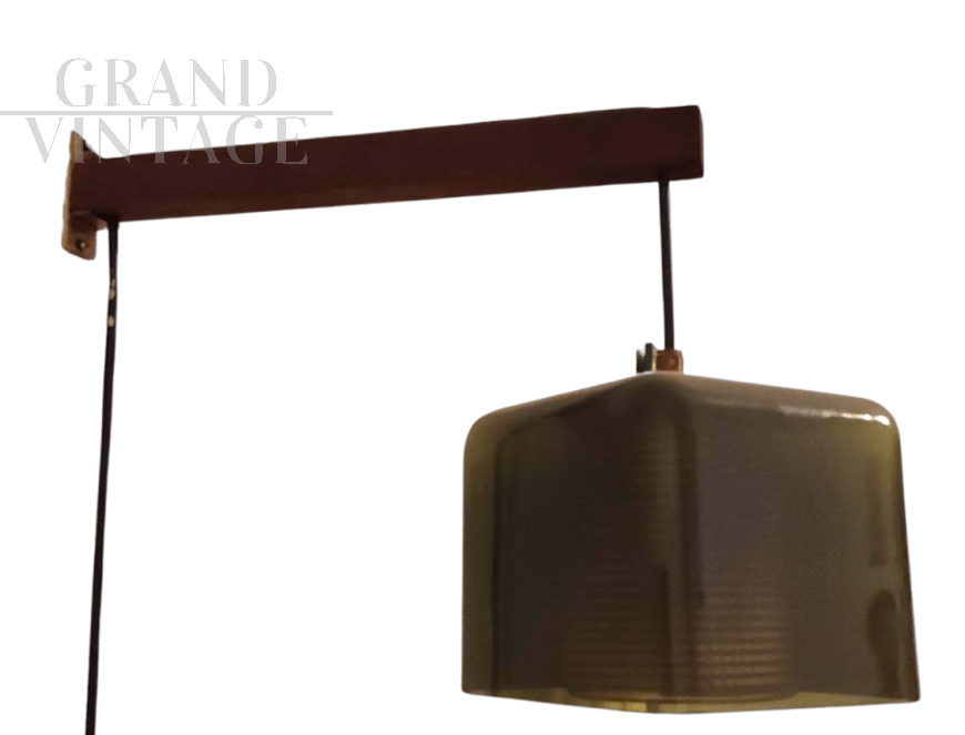 Lampada applique a sospensione di Carl Fagerlund per Orrefors, anni '60                            