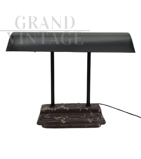 Lampada da tavolo anni '30 in ferro