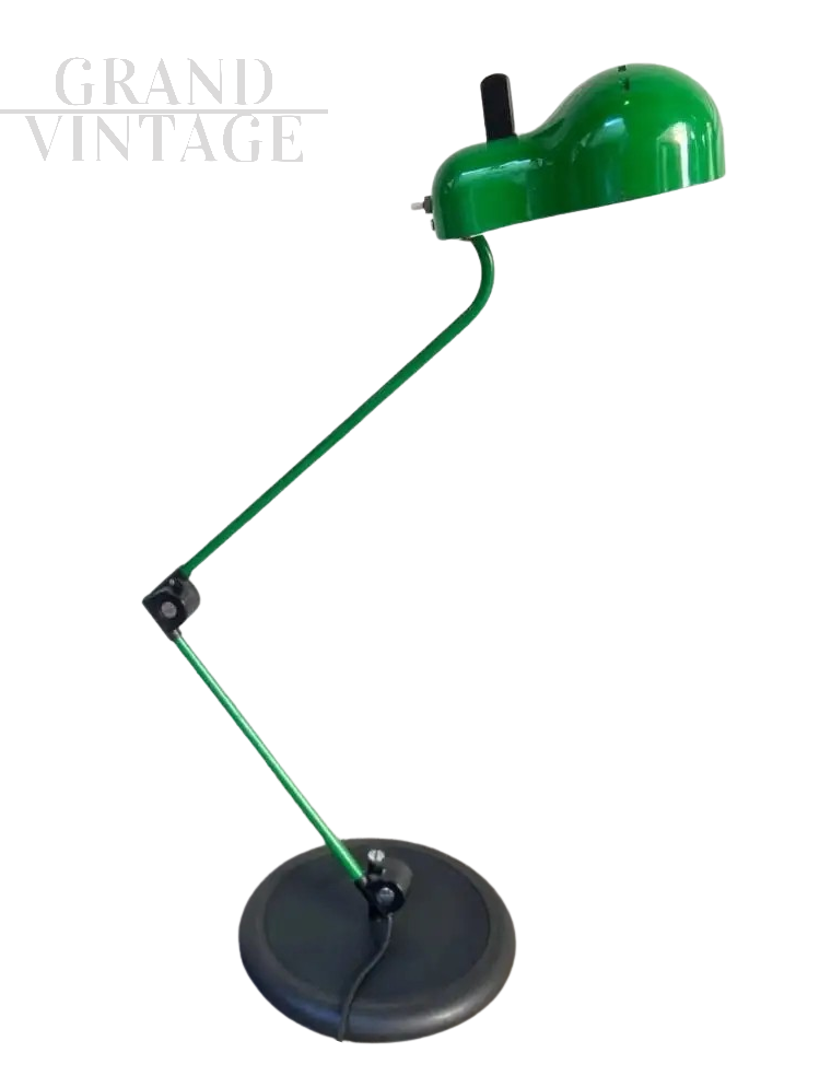 Lampada da tavolo Topo verde di Joe Colombo per Stilnovo                            