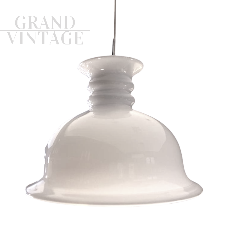 Lampadario Kropendel small di Sidse Werner per Holmegaard, Danimarca anni '80                            