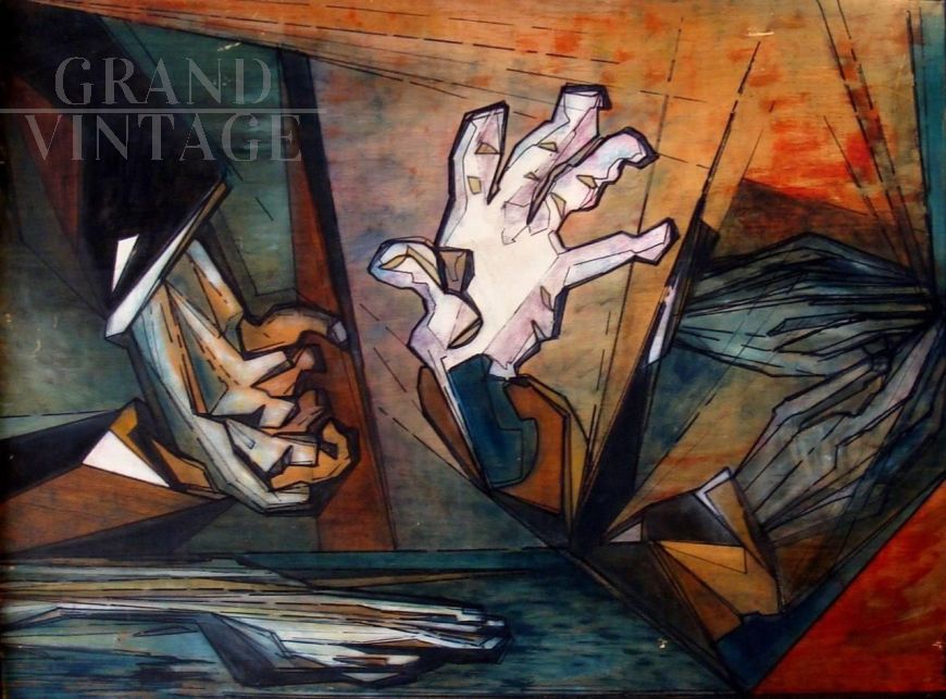 Sconsolate, effimere, ostinate…  Dipinto del 1969