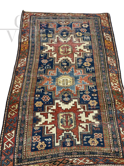 Antico tappeto Caucasico Shirvan