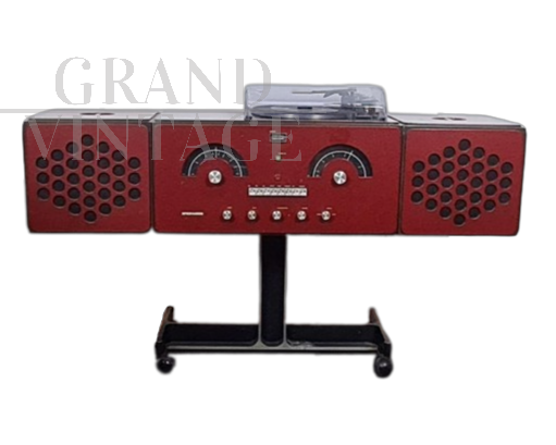 Radiofonografo Brionvega RR-126 design di Pier Giacomo e Achille Castiglioni, 1964                             