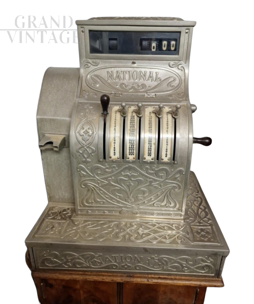 Registratore di cassa Americano National originale anni '30                            