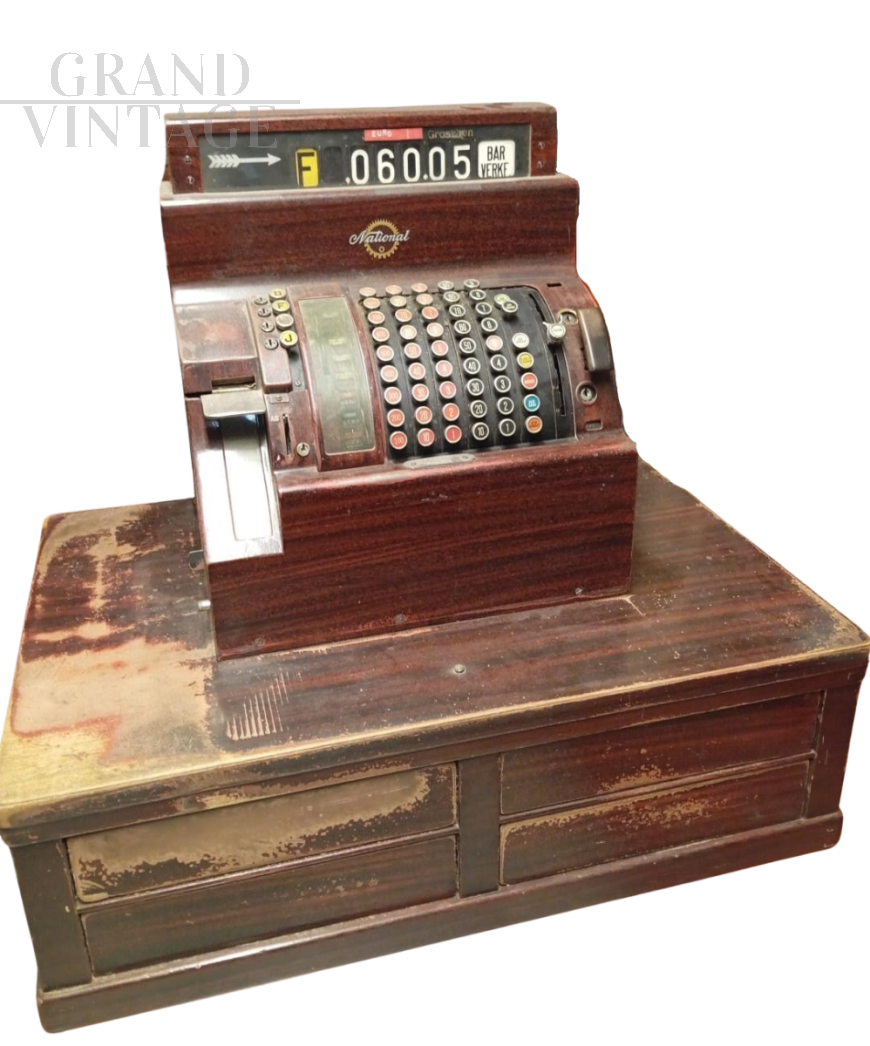 Registratore di cassa National americano degli anni '40                            