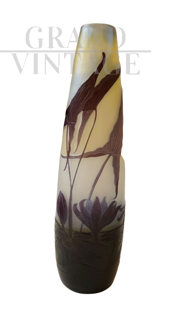 731. Gallé: vaso 