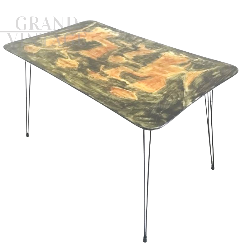 Tavolino design di Massimo Campighi, anni '50                            