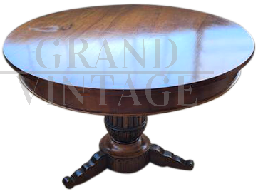 Tavolo da pranzo metà '900 in noce