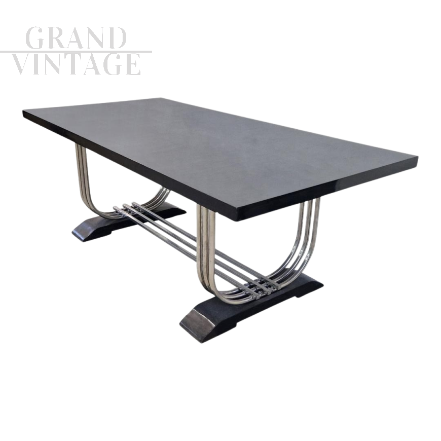 Tavolo da pranzo o da conferenza in stile Art Déco