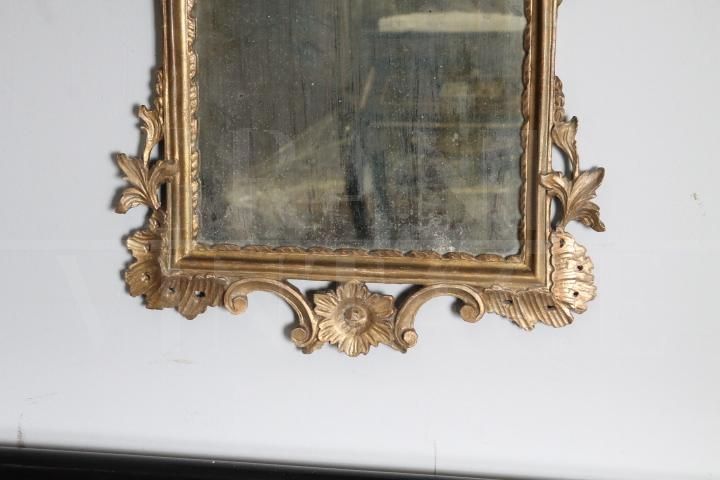 Specchio dorato vintage intagliato ('800)