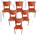 6 Alex chairs by Enrico Pellizzoni