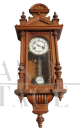 Antique Junghans wall clock in walnut from the early 1900s