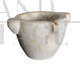 Antique rare marble pharmacy mortar, 19th century