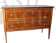Antique Louis XVI inlaid chest of drawers, early 19th century, restored    