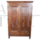 Antique poplar wardrobe from the mid-19th century