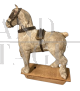 Antique papier-mâché toy horse from the 19th century       