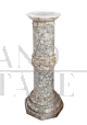Antique Roman column in flowered alabaster