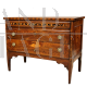 Louis XVI dresser in inlaid walnut, Lombardy - Italy 18th century