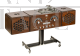 Castiglioni brothers' RR 126 stereo system for Brionvega, wood color