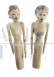 Pair of Indonesian wedding sculptures from the early 20th century      