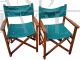 Pair of vintage director's chairs