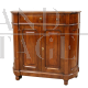 Antique Italian sideboard from the 19th century in cherry wood