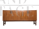 Vintage Italian 4 door sideboard in teak wood