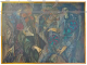 Guido De Bonis, large oil painting on canvas, 1962