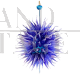Blue Sun Murano glass pendant light chandelier