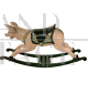 Old English rocking pig from the late 19th century