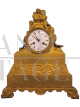 Antique mercury gilt bronze clock