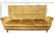 Giò Ponti sofa for Isa, 1950s, in ocher dedar fabric