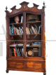 Nineteenth-century bookcase inlaid in wood