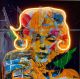 Rolando Pellini - Marilyn Monroe led painting, acrylics on canvas                       
                            
                            