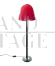 Harvey Guzzini floor lamp in red plexiglass    