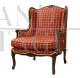 Louis XVI style armchair in country fabric