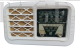 Vintage 50's Televided Boston radio in white bakelite          