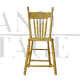 Country style chair in yellow wood
