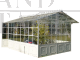 Wrought iron outdoor lemon greenhouse
