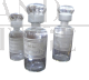 Set of 3 antique glass apothecary jars, 19th century Italy    