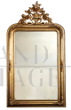 Antique Napoleon III mirror in gilded and carved wood, France 19th century