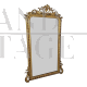 Antique 19th century mirror in carved and gilded wood